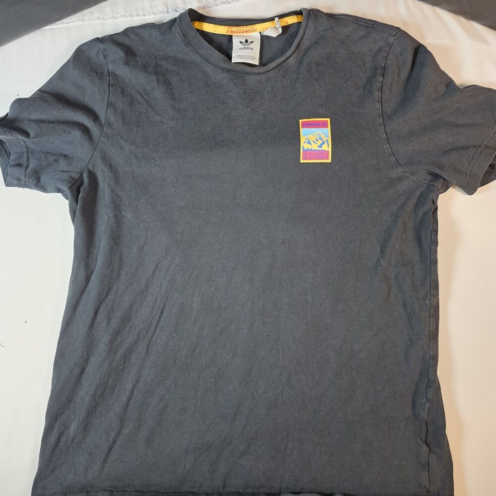 ADIDAS ORIGINALS Adiplore Graphic Tee Coordinates  T-Shirt Black Men’s Medium